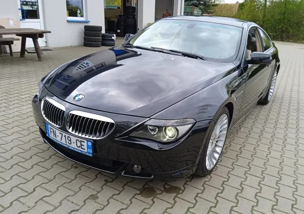 wielkopolskie BMW Seria 6 cena 64999 przebieg: 75000, rok produkcji 2007 z Pobiedziska